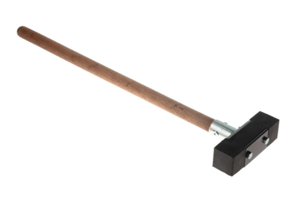 Gummislägga med långt skaft 3kg